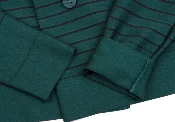Issey Miyake Vintage Green Line Pleated Top