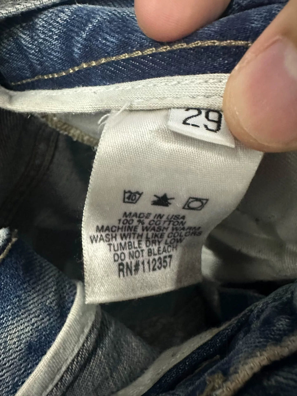 Rick Owens Straight-Leg Pants  10SS Jeans