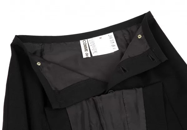 COMME des GARCONS Vintage Black Pleated Skirt