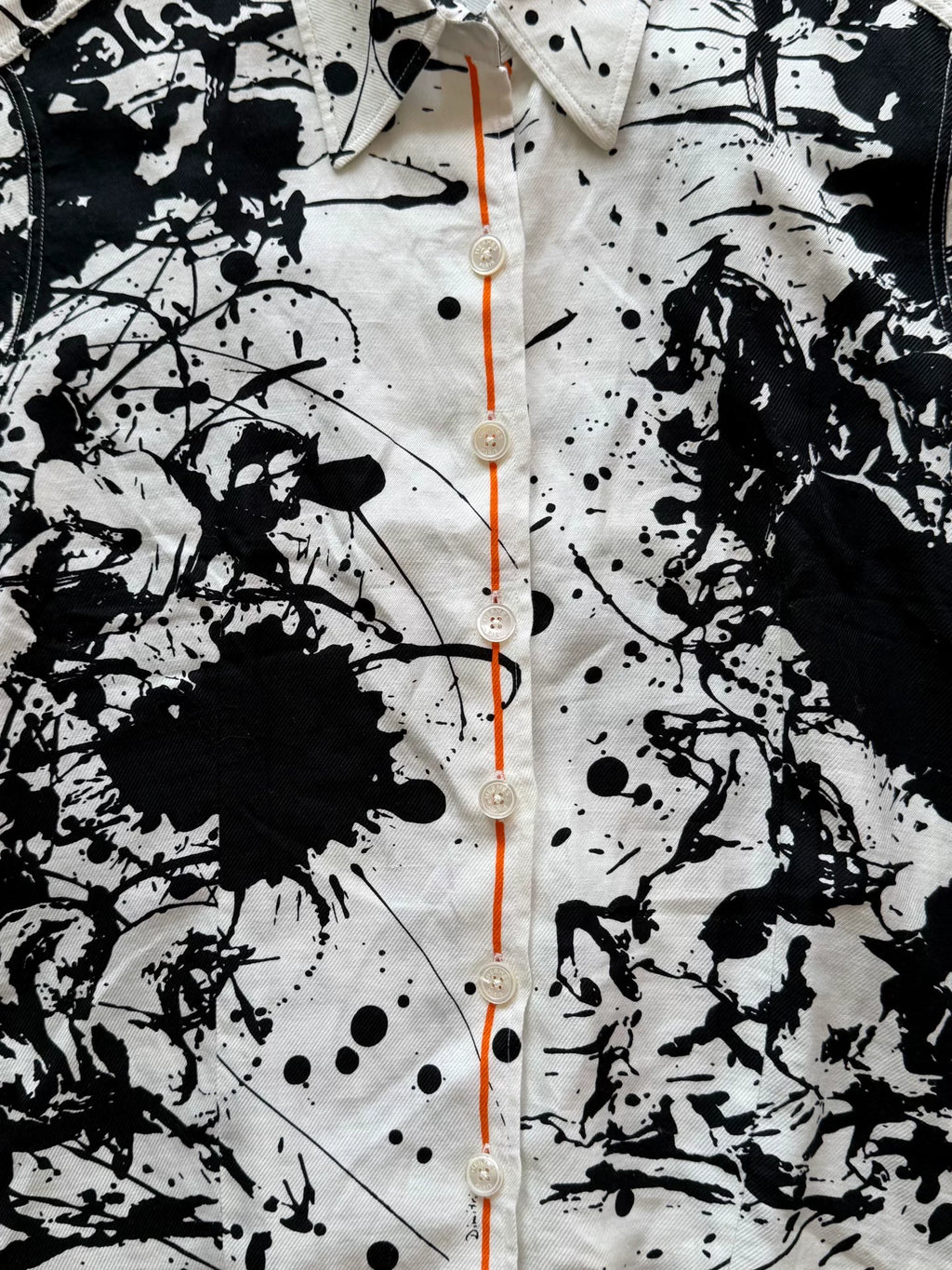 Maison Margiela S/S2004 Paint-Splatter Shirt