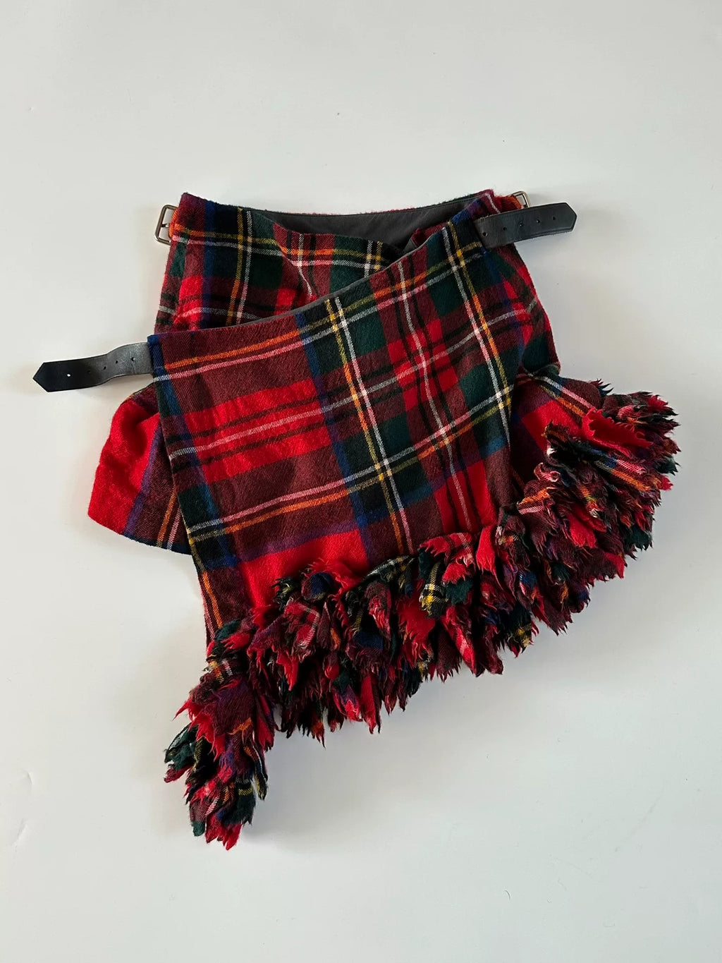 Comme Des Garcons Rei Kawakubo 2000 runway show piece, heavyweight three-dimensional pleated mini skirt