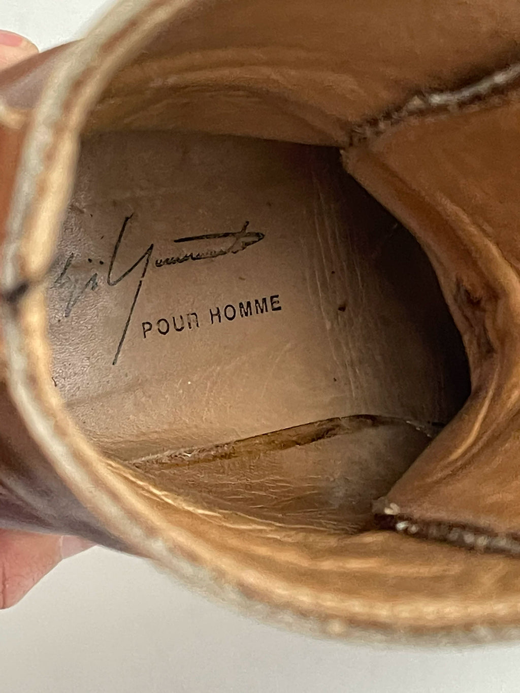 Yohji Yamamoto Patchwork Brown Boots