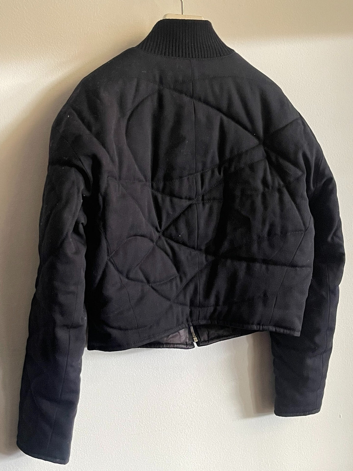 Dirk Bikkembergs 96AW Irregular Curve Wool Coat
