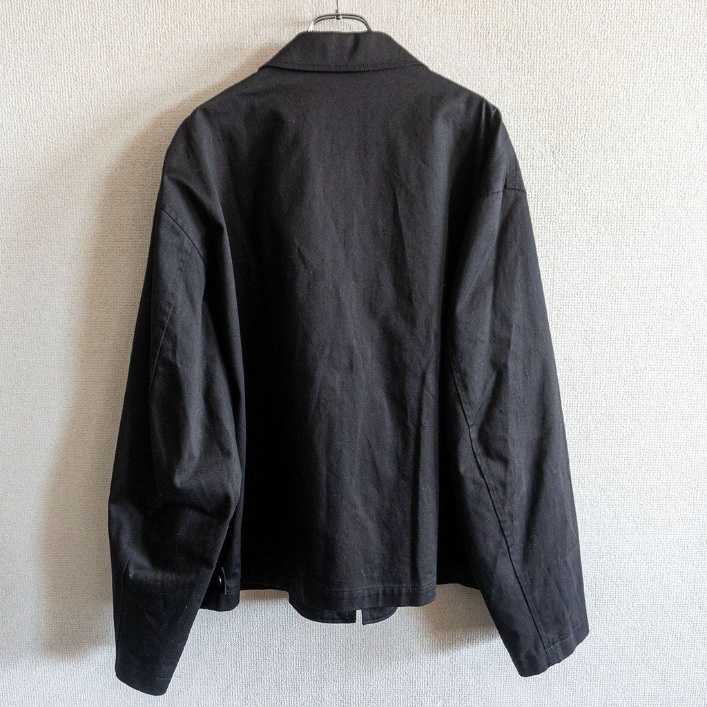 Yohji Yamamoto Black Short Zip-Up Jacket