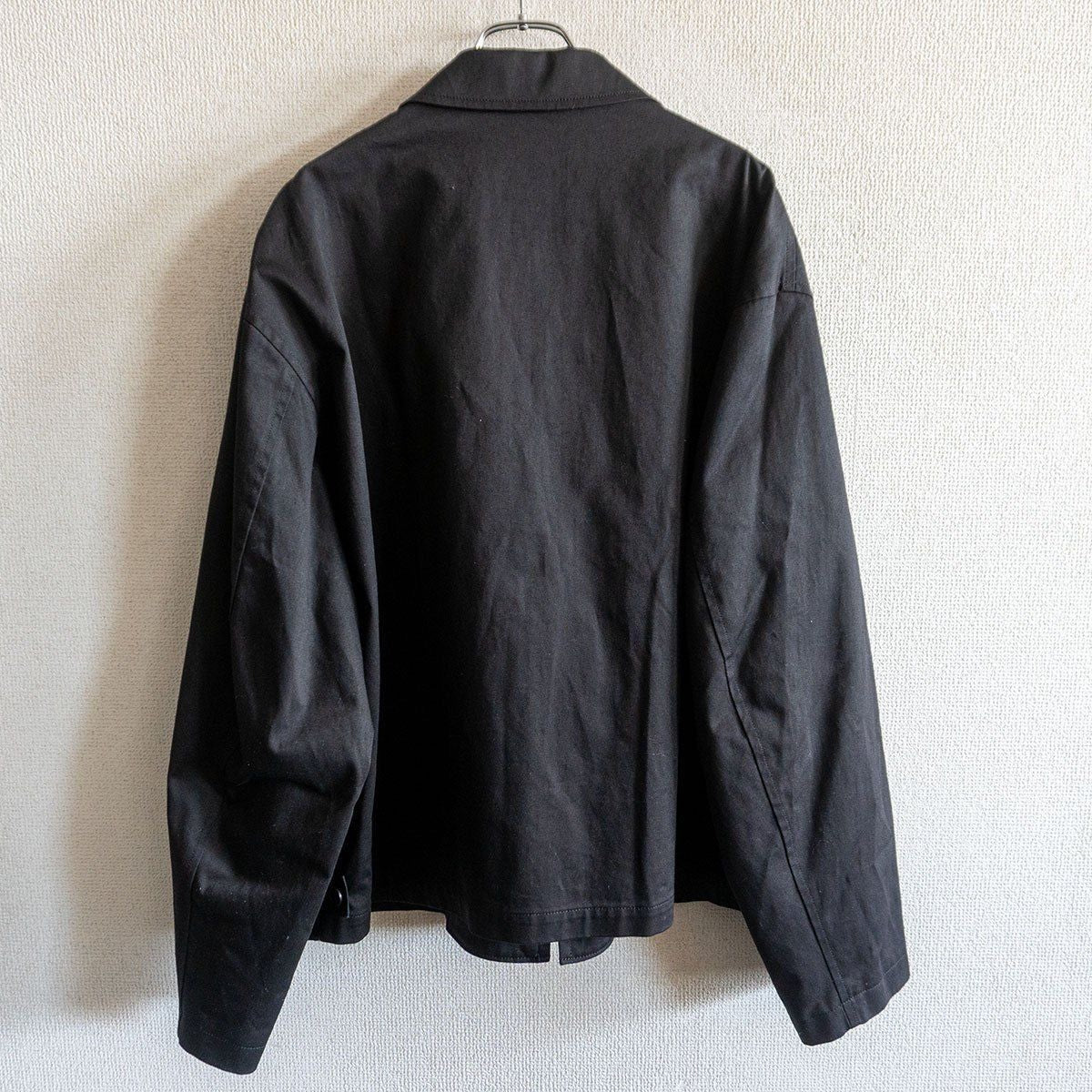 Yohji Yamamoto Black Short Zip-Up Jacket