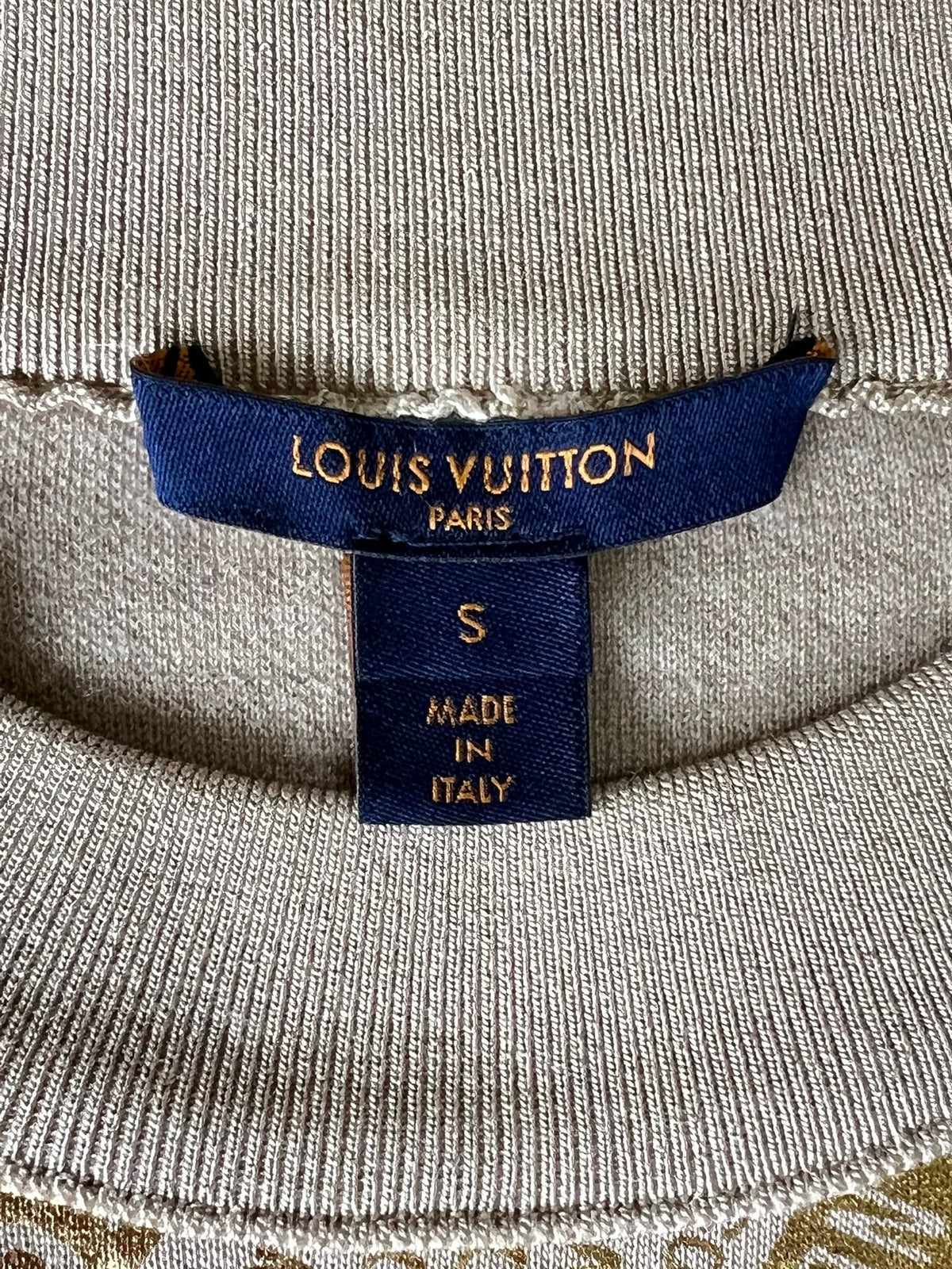 Louis Vuitton Gold Logo Sweatshirt