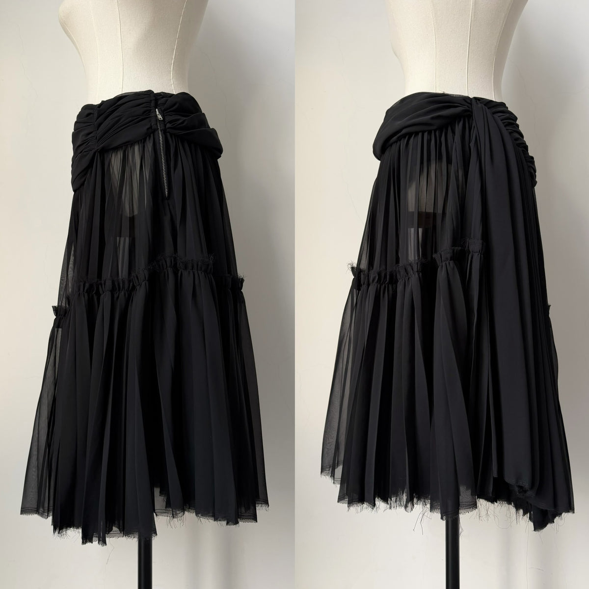 Comme Des Garcons Midi Skirt