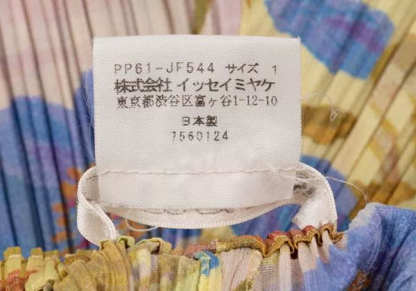 Issey Miyake Vintage Yellow Bow Dinosaur Pleated Pants