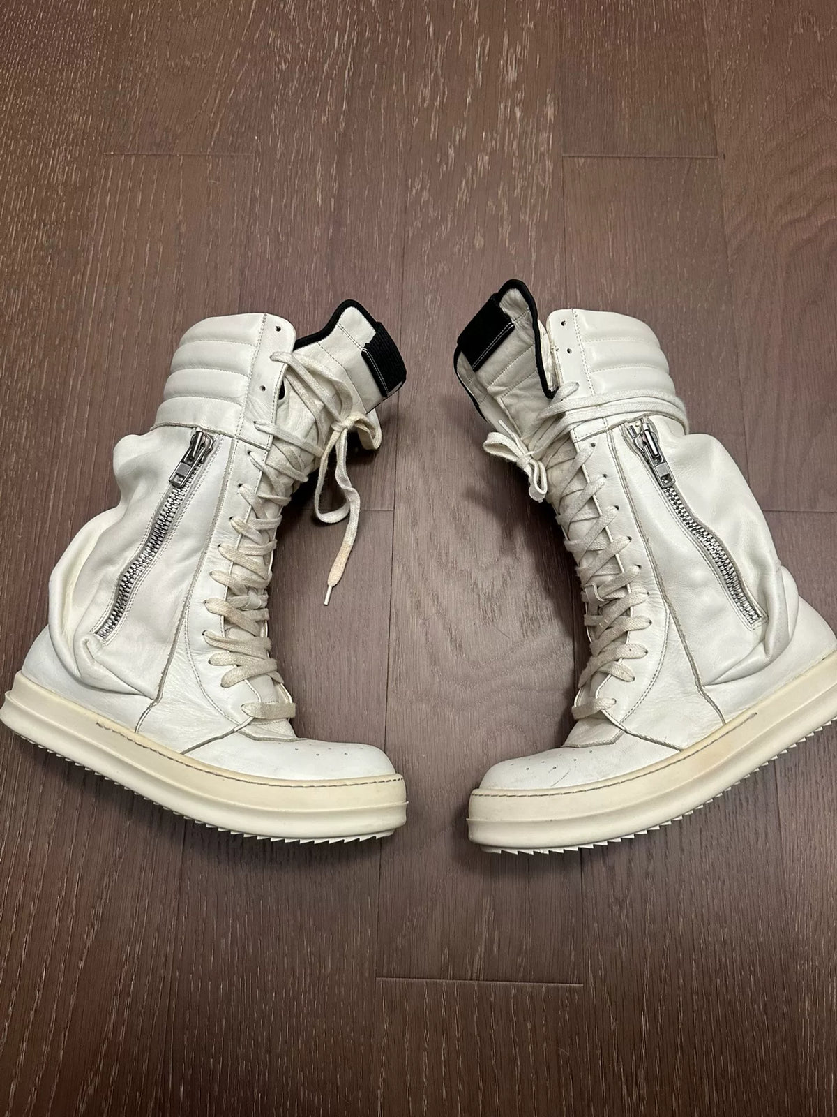 Rick Owens Cargo basket Knight boots