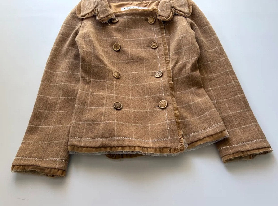 Dior Double-Breasted Wool Coat