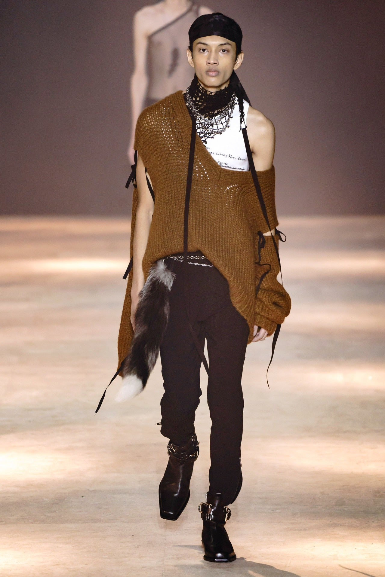 Ann Demeulemeester FW19 Runway Biker Pants