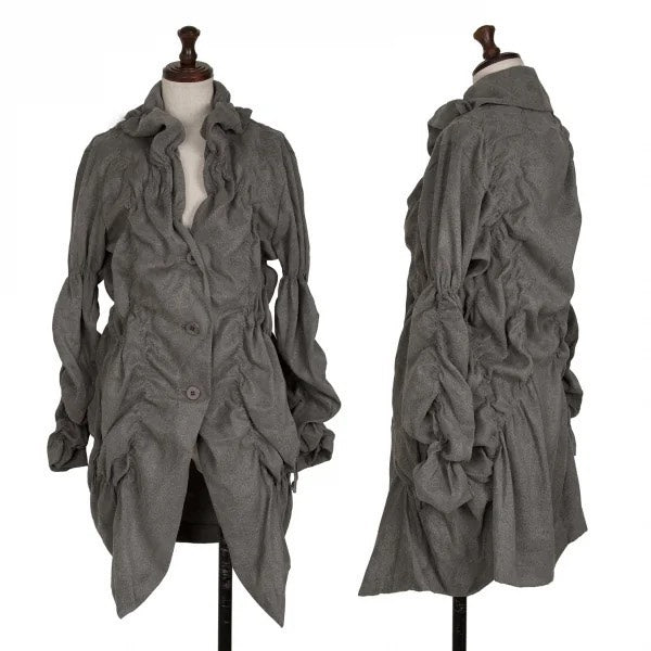 Issey Miyake Grey Pleated Jacket