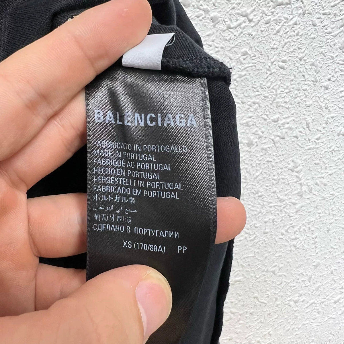 Balenciaga SS23 Letter Logo Geometric Print Short Sleeve Top