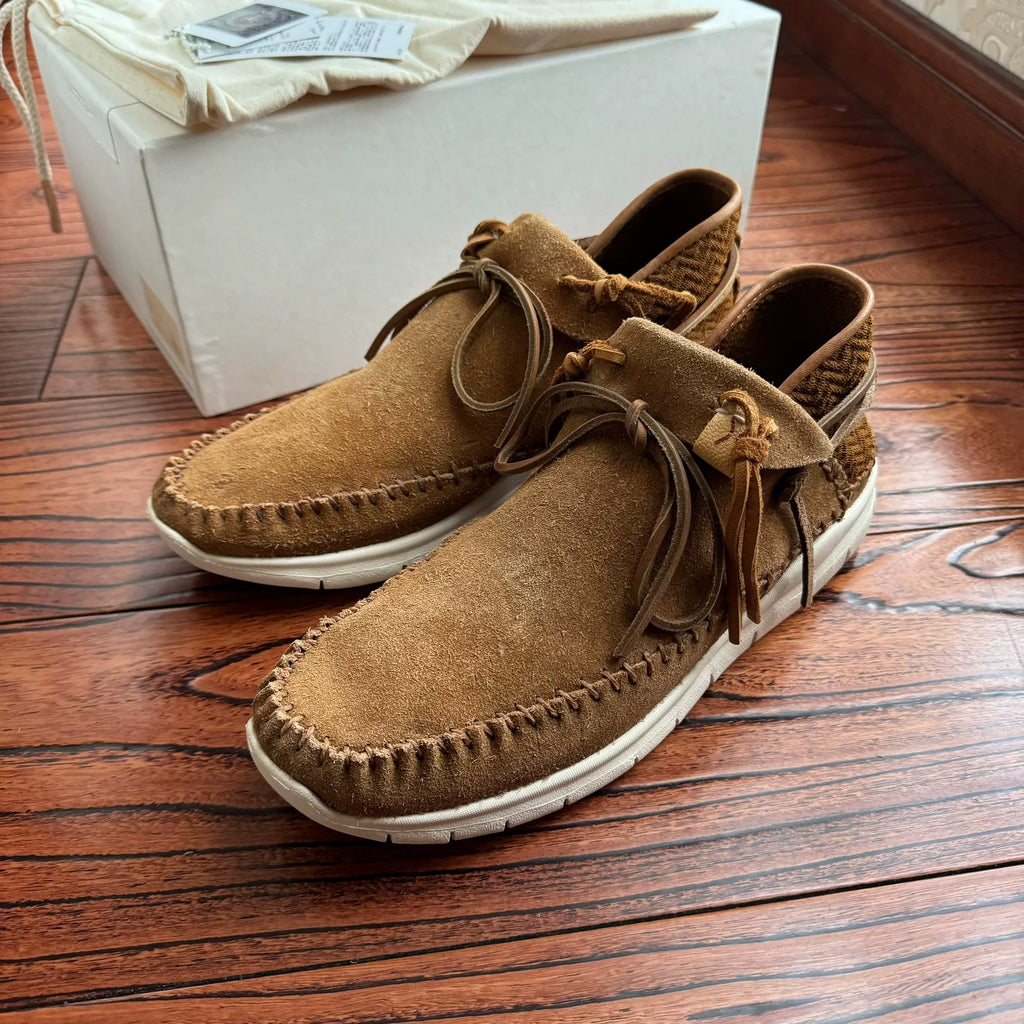 Visvim 17aw UTE MOC TRAINER FOLK (VEG SUEDE) Slip-on Casual Shoes