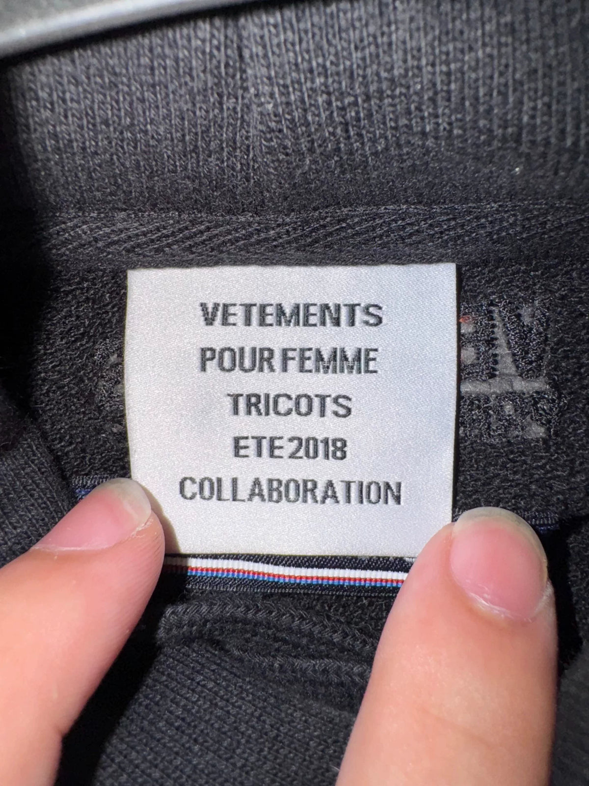 Vetements Tommy Hilfiger two-piece hooded sweatshirt