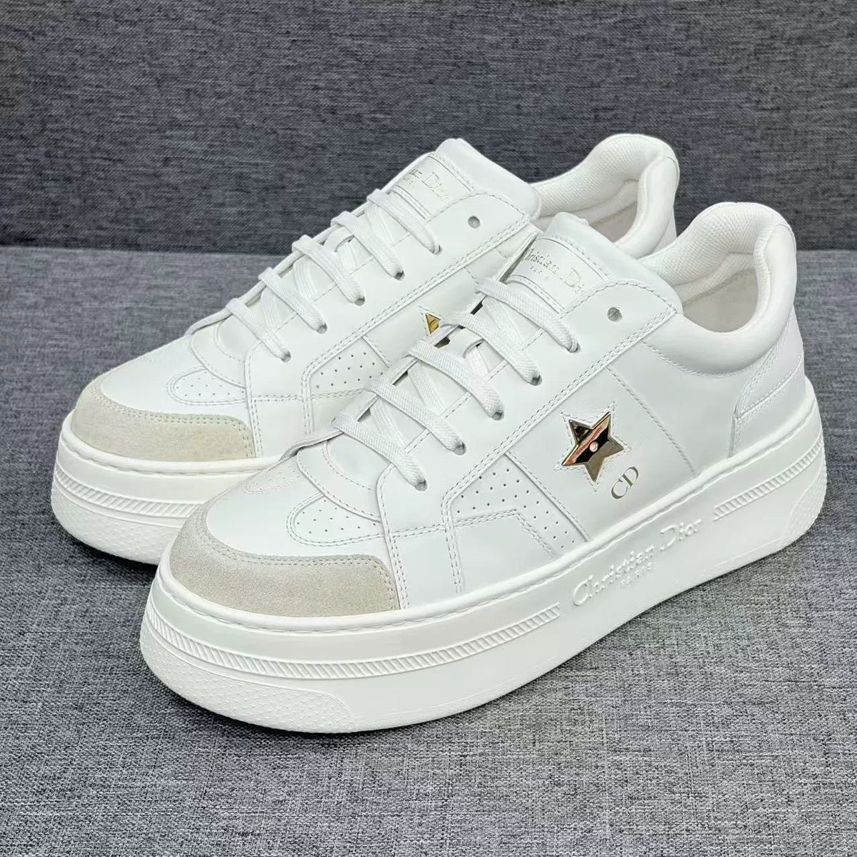 Dior Walkin White Gold Sneakers