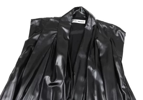 Issey Miyake Vintage Black Leather Dress