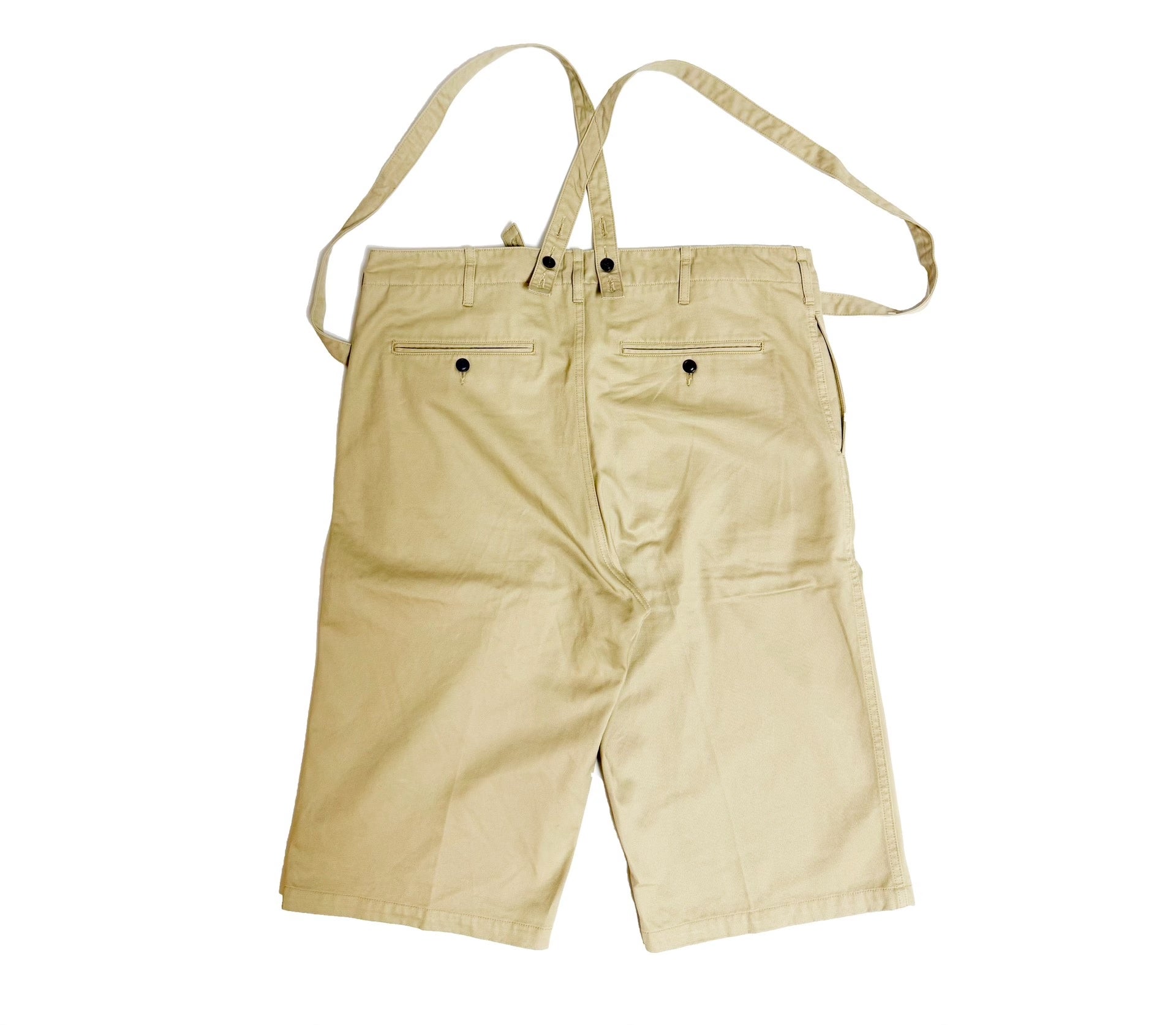 Visvim 21SS Jumbo Pastoral Braces Cotton Shorts