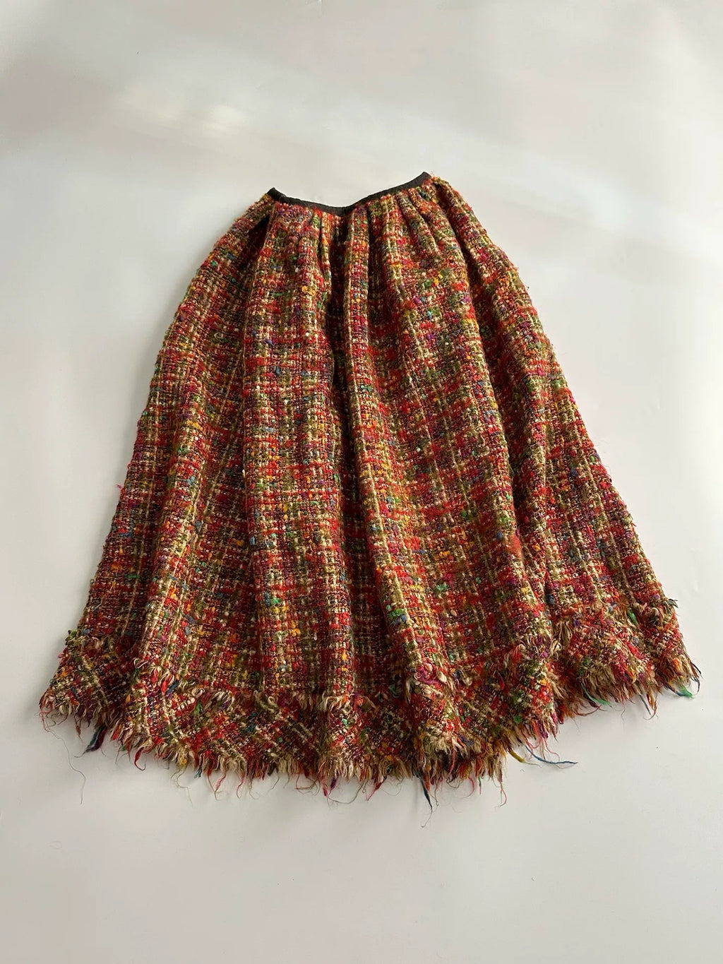 Junya Watanabe 2000 rough pattern wool skirt