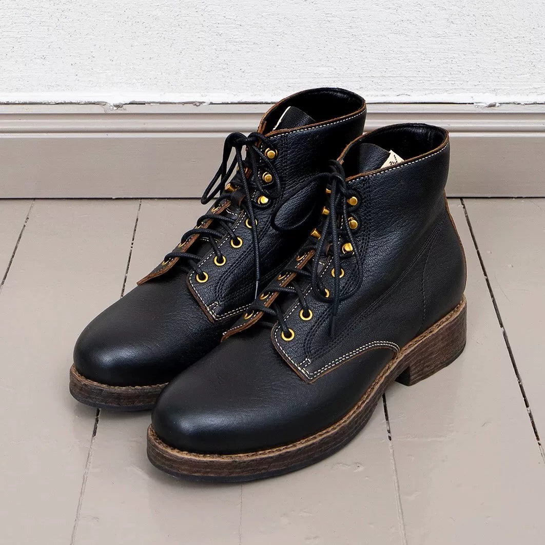 Visvim 26AW Virgil Boots-Folk Black Boots