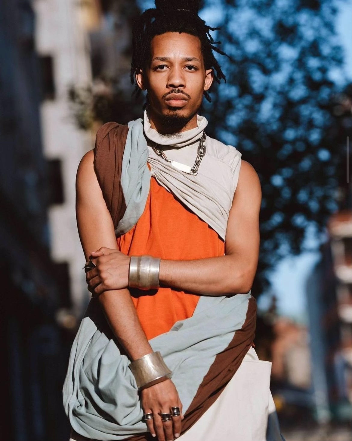 Rick Owens Multi-Layer Wrapped T-Shirt