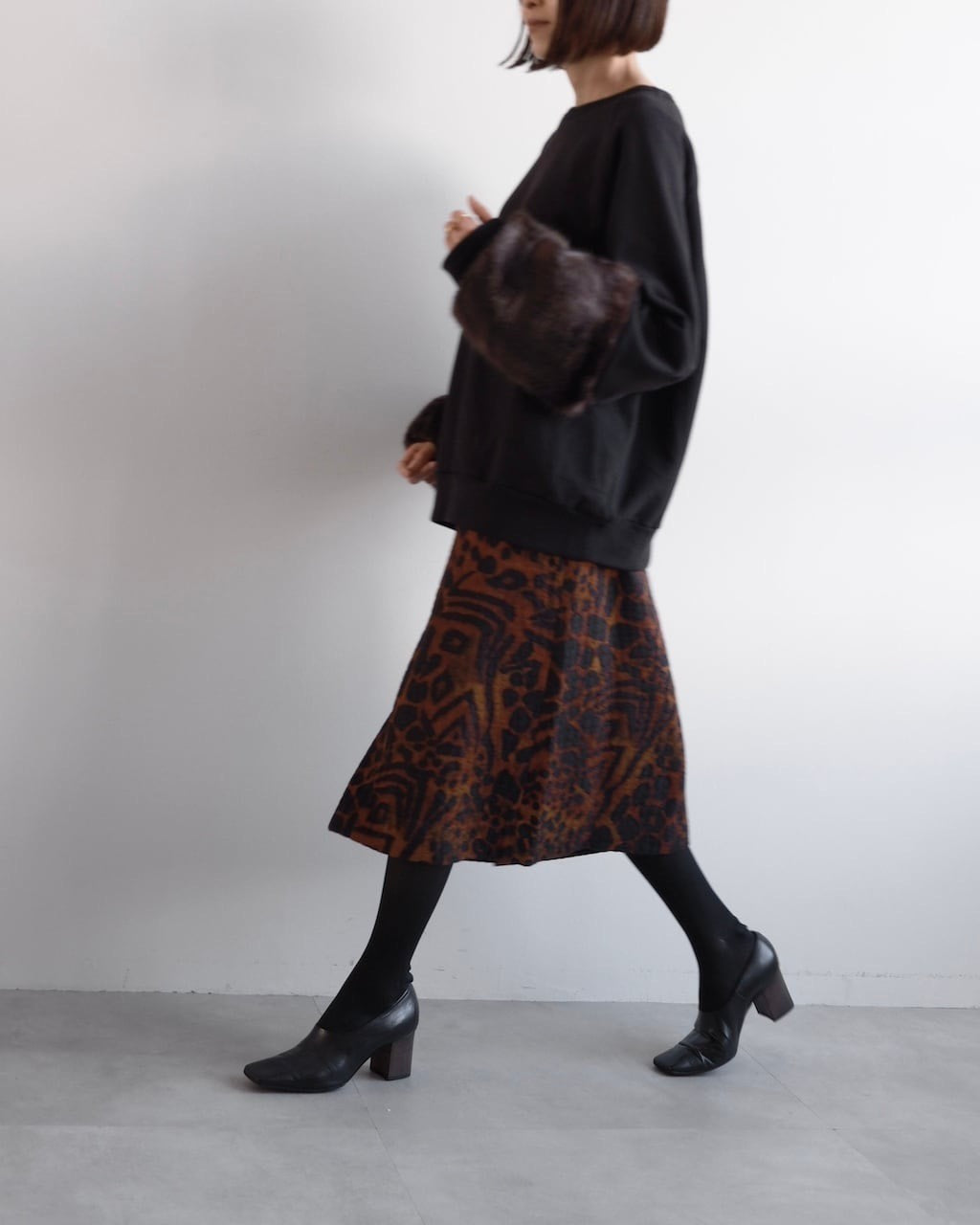 Dries Van Noten AW22 Jacquard Skirt