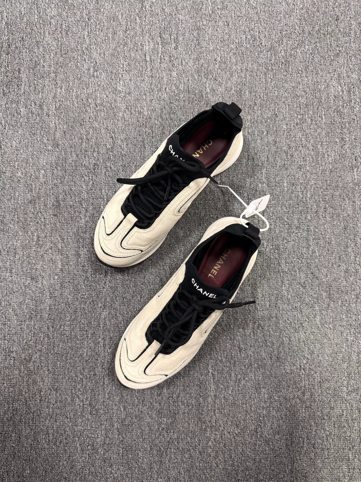 Chanel Black & White Sneakers