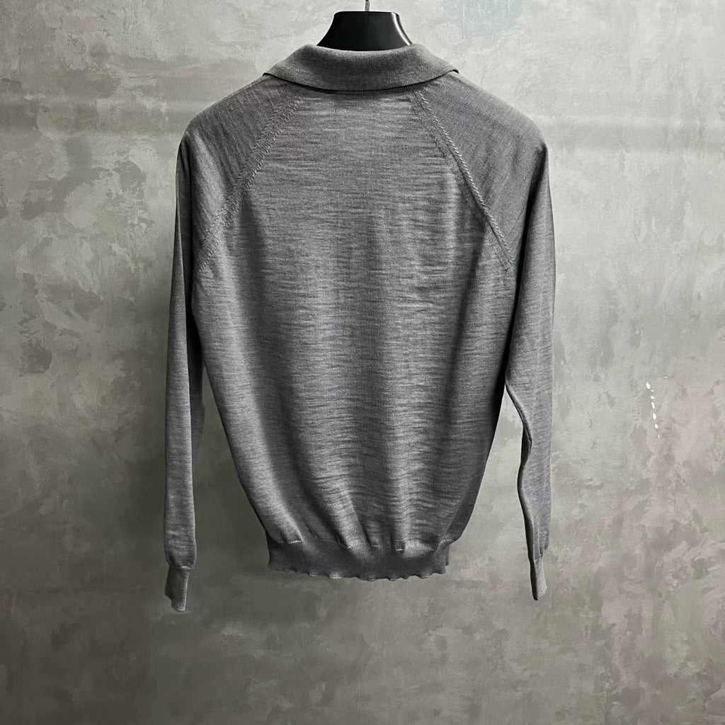 Miu Miu Wool Polo Collar Sweater