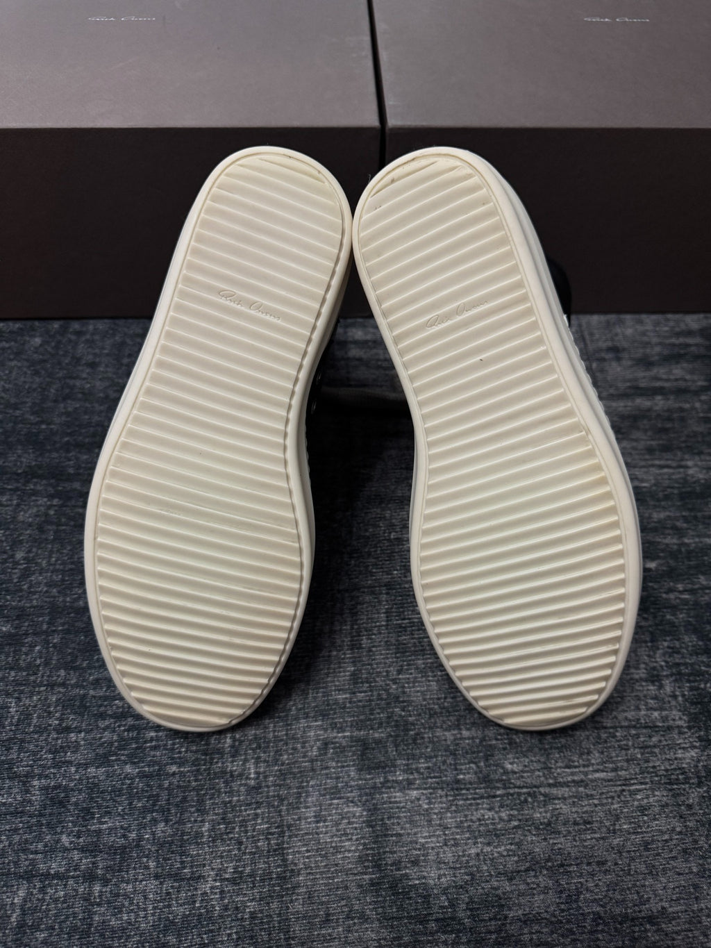 Rick Owens Thick-Lace High-Top Sneakers