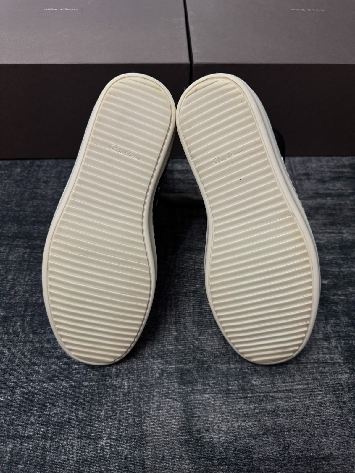 Rick Owens Thick-Lace High-Top Sneakers