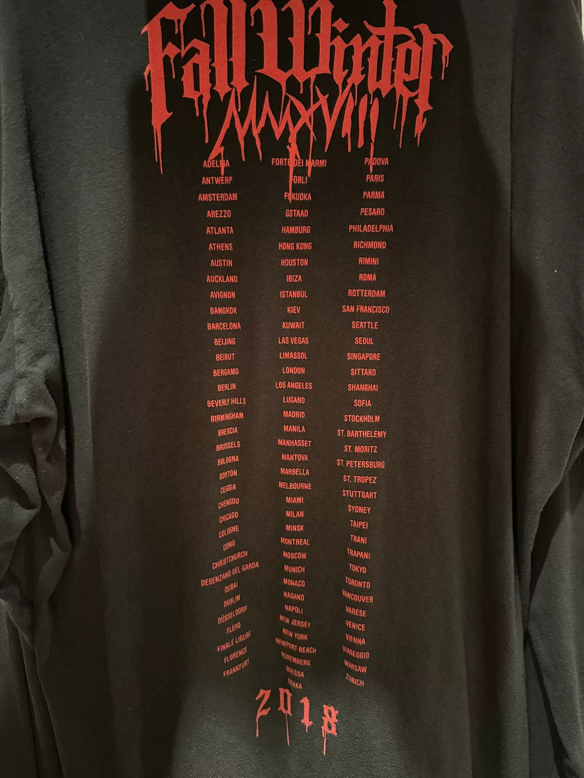 Vetements Blood-Drop Hoodie