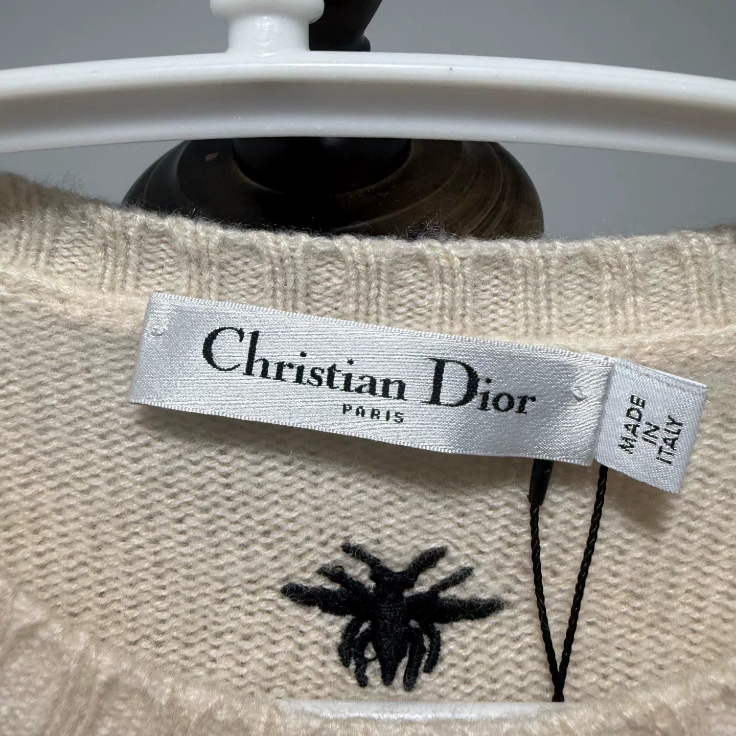 Dior Embroidered Logo Cashmere Sweater
