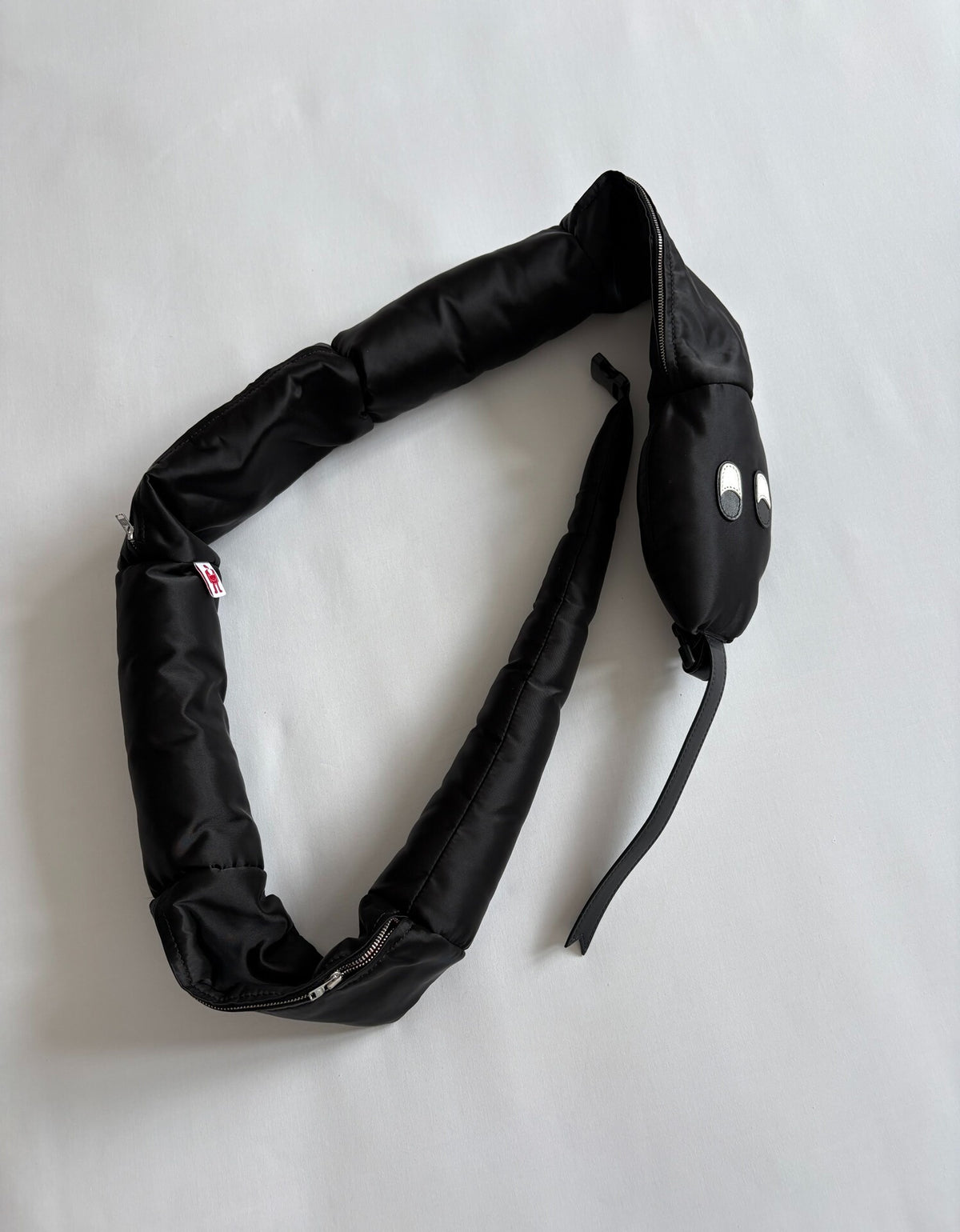 Walter Van Beirendonck snake‑shaped crossbody bag