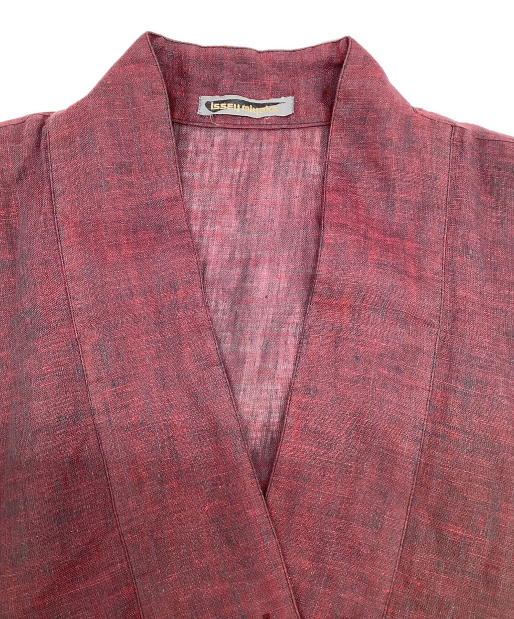 Issey Miyake 1980s Japanese Style Linen Vest
