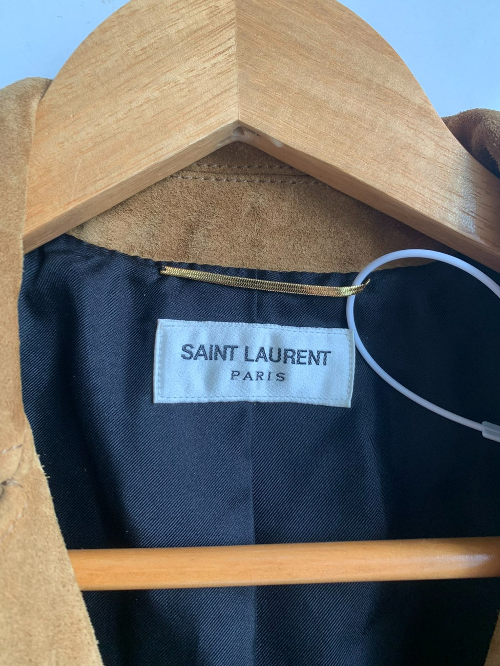 Saint Laurent PARIS Suede Fringe Jacket