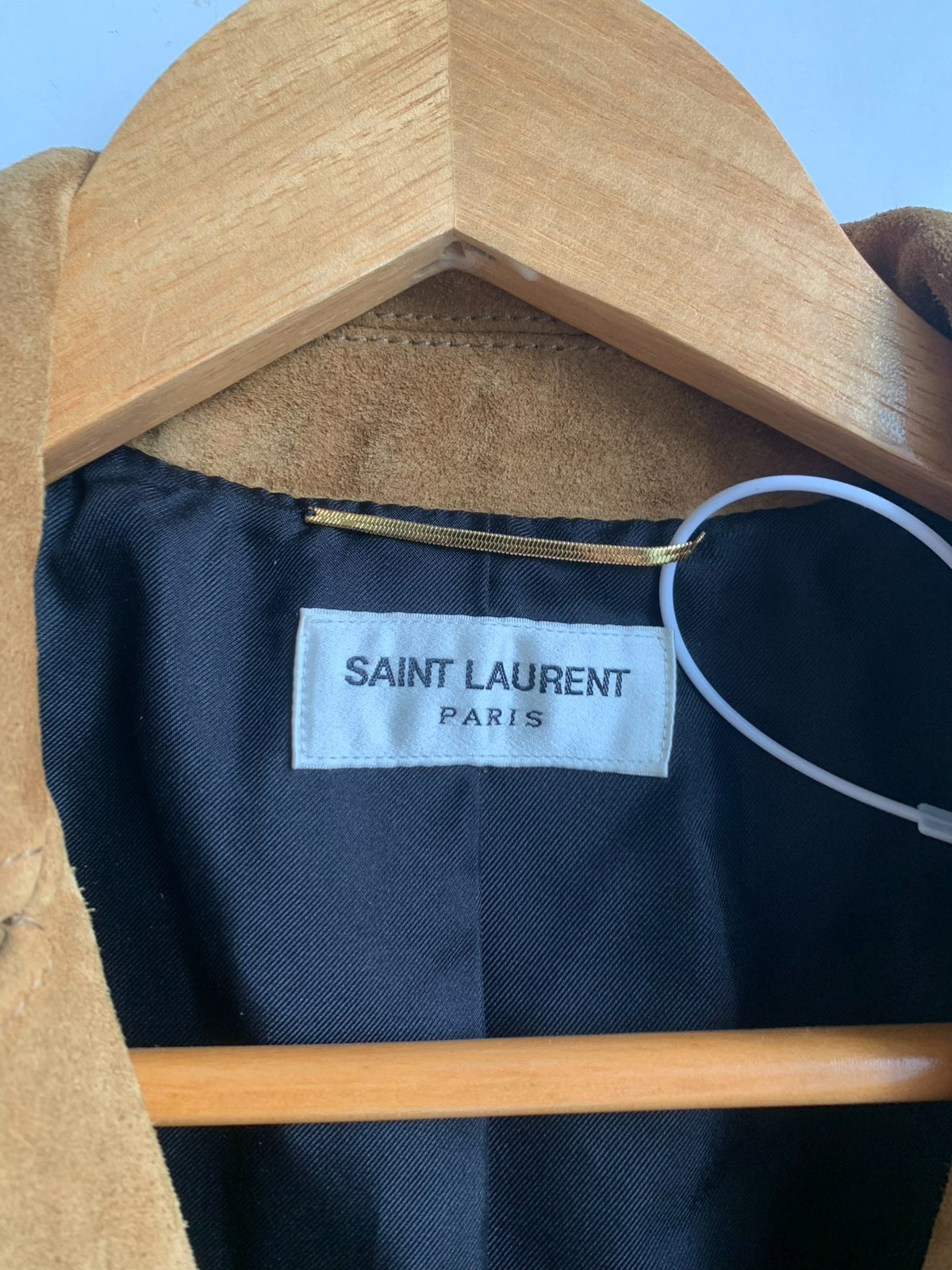 Saint Laurent PARIS Suede Fringe Jacket