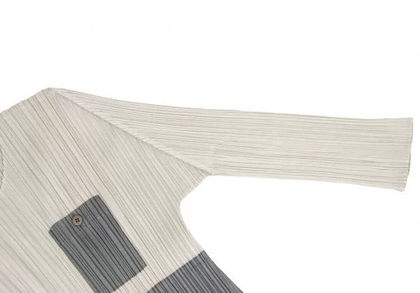 Issey Miyake Vintage Patchwork Pleated Top