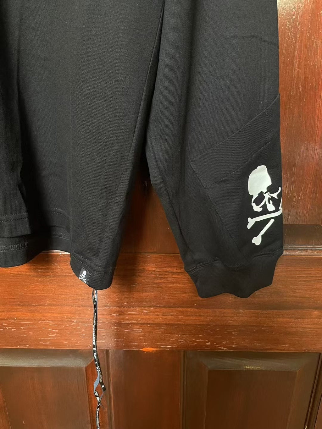 Mastermind World FW25 DAYDREAM Black Multi Pocket Cotton Long Sleeve Tee