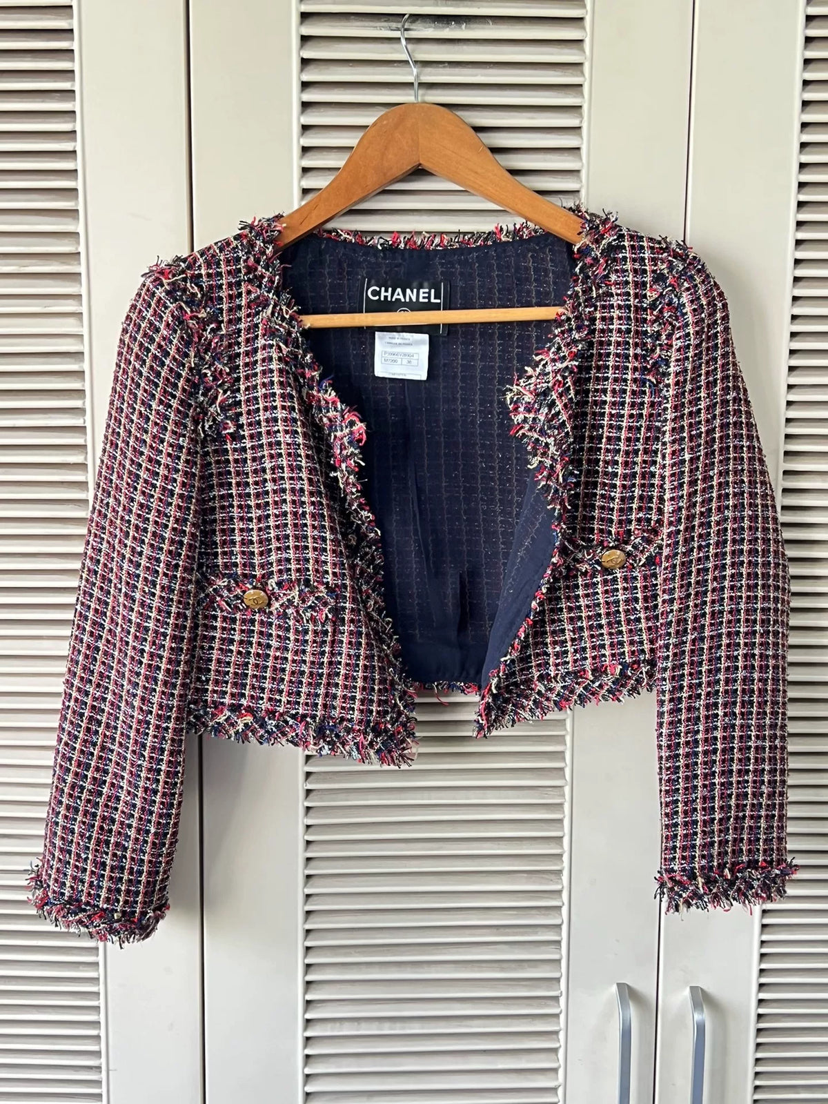 Chanel CHANEL Tweed Cropped Jacket