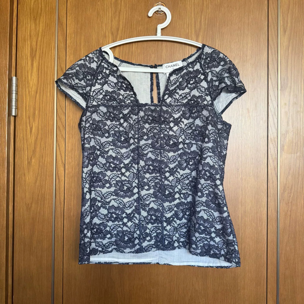 Chanel Singapore Lace Top