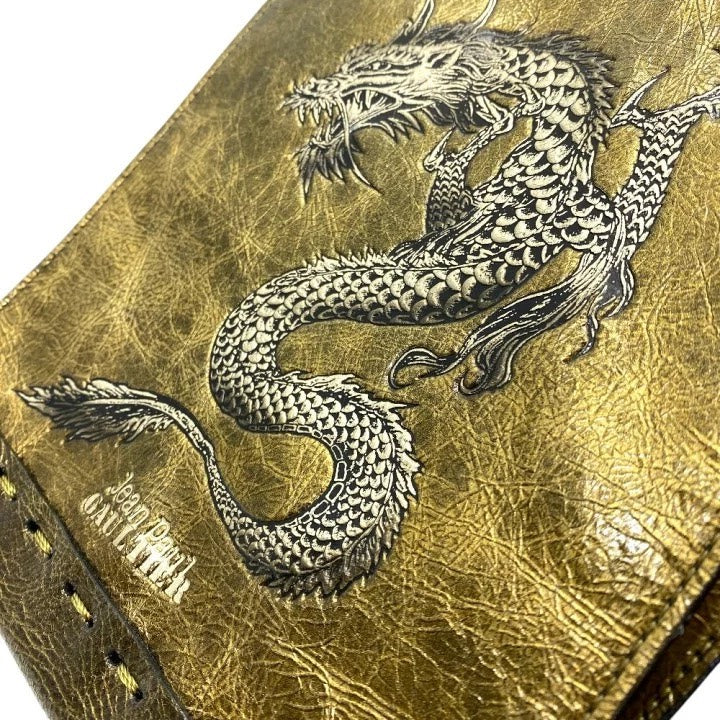 Jean Paul Gaultier Dragon Pattern Leather Crossbody Bag