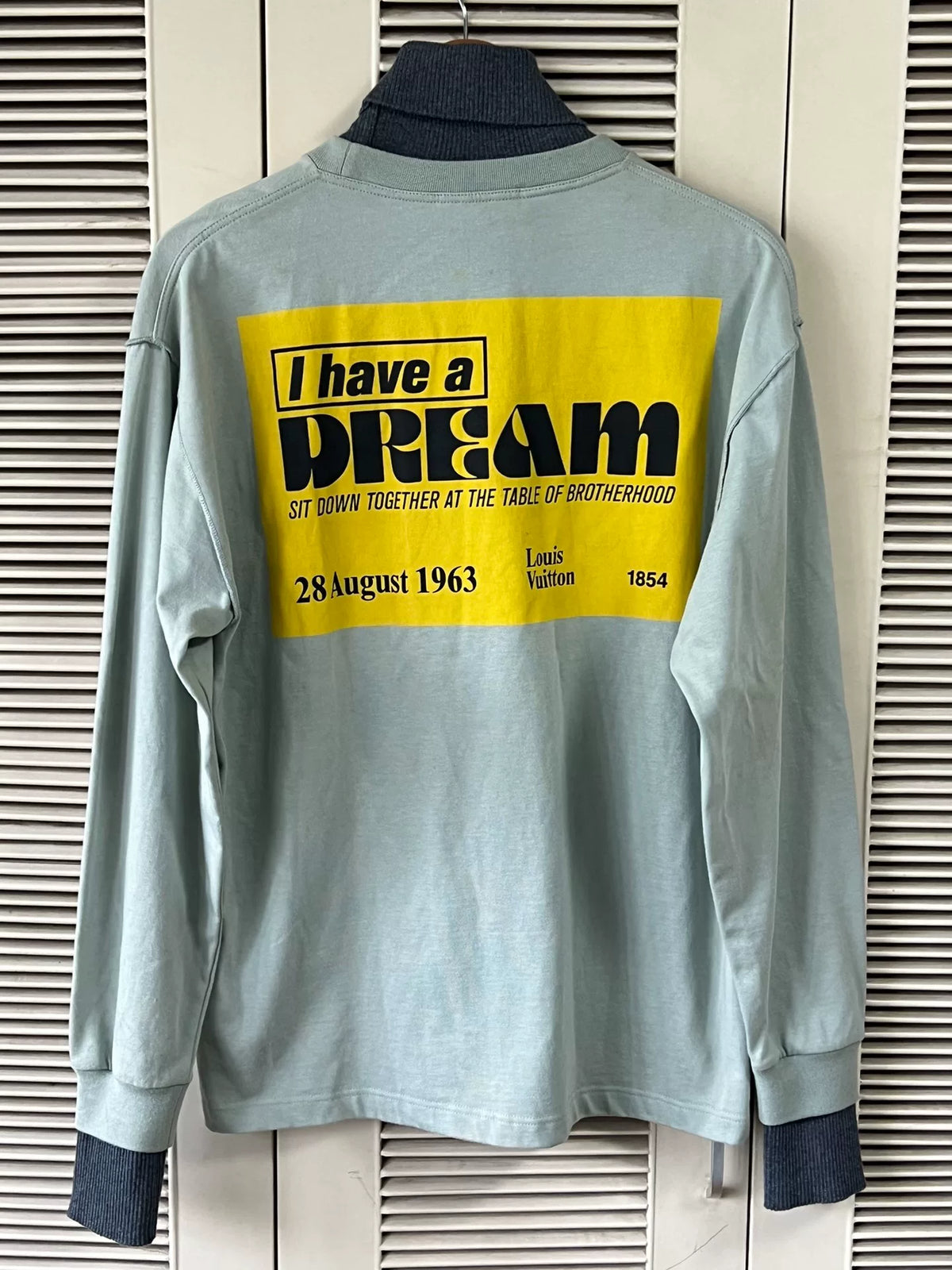 Louis Vuitton I Have A Dream Print Turtleneck Sweater