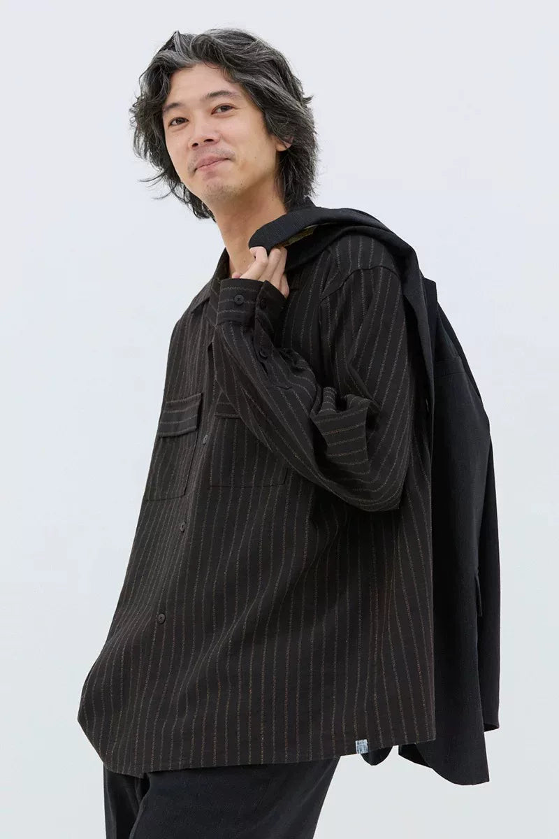 VISVIM KEESEY SHIRT STRIPES