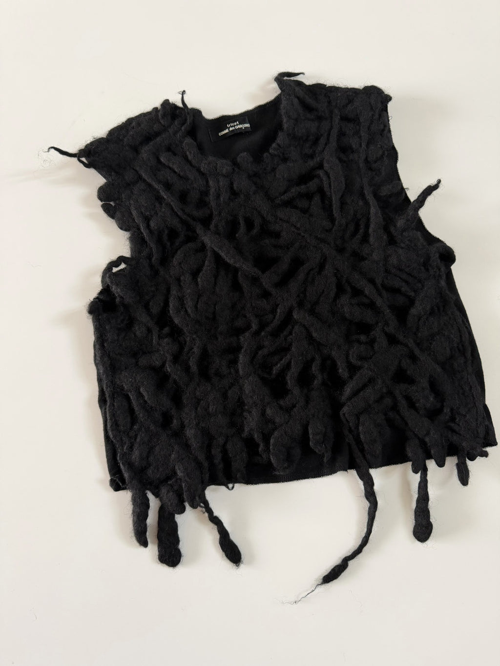 Comme Des Garcons Rei Kawakubo 1992 rare sleeveless vest