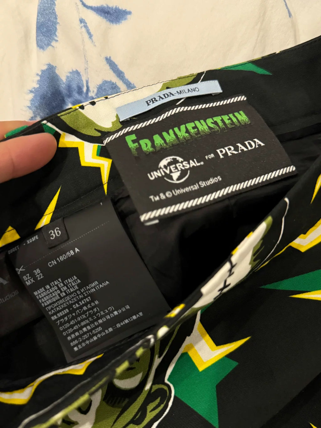 Prada Frankenstein Skirt