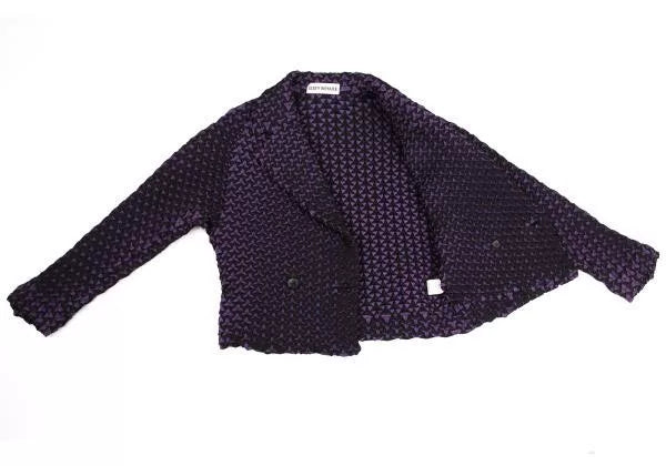 Issey Miyake Vintage Purple Pleated Top