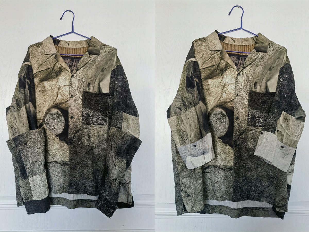 ziggy chen 21aw Taihu Stone Double-Wear Shirt