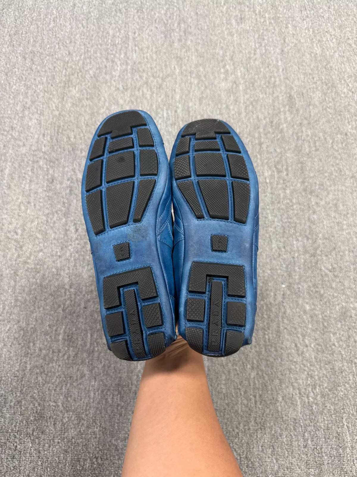 Prada Sky Blue German Army Trainers