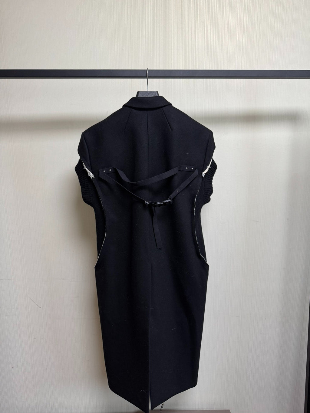 Rick Owens 22FW Tatlin padded shoulder vest coat
