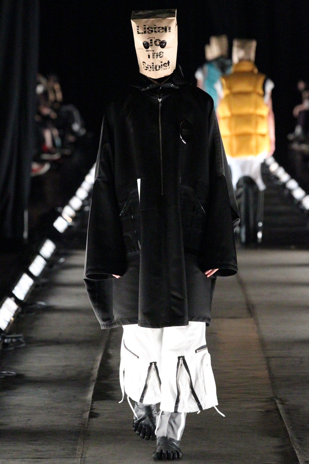 The Soloist SS22 Runway Reversible Cape Coat